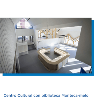 Centro Cultural con biblioteca Montecarmelo.