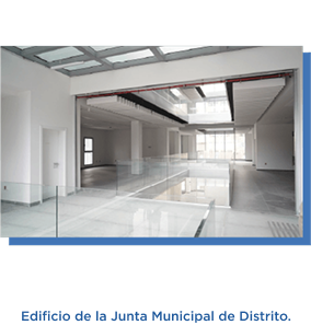 Edificio de la Junta Municipal de Distrito.